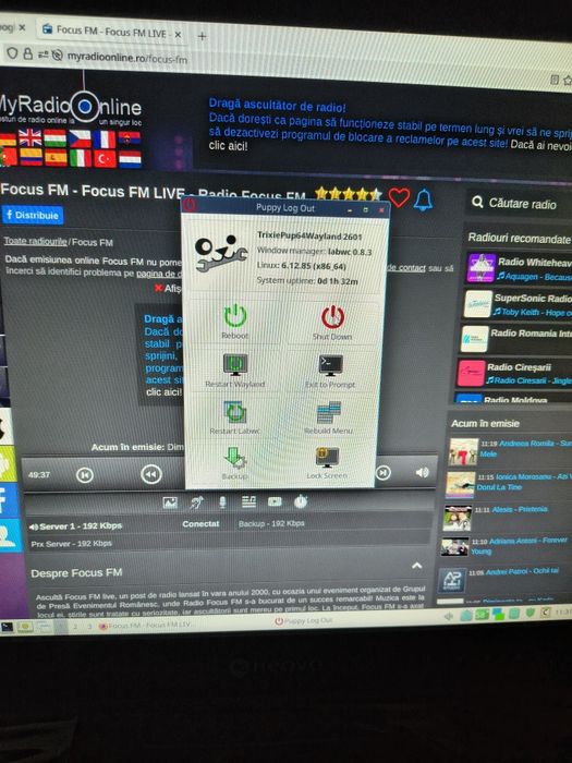 Mini P.C. cu Linux , impecabil