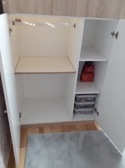 Двуетажно легло с бюро и матрак