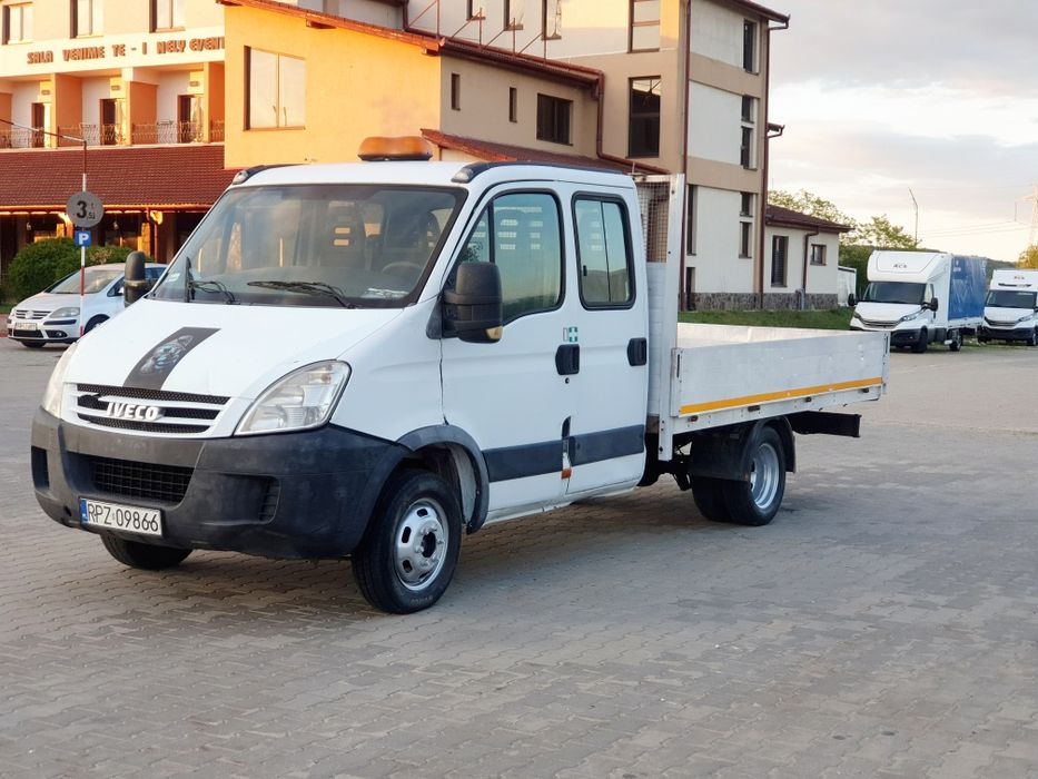 Iveco daily 35c12 [35c15 35c18 sprinter ] cabină dublă 7 locuri bena 3.40