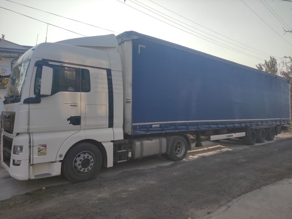 MAN tgx + krone prisep