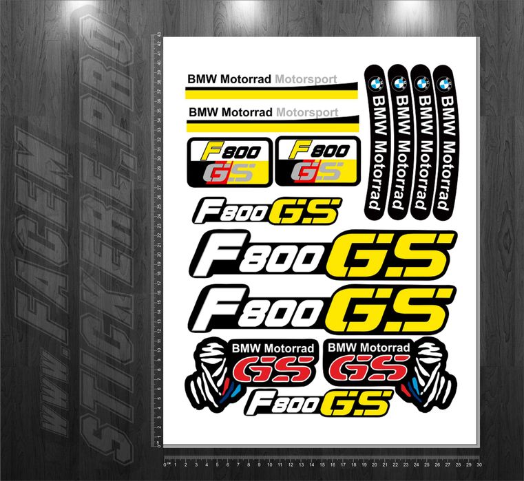 Reducere stickere BMW F650 F800 R1200 GS