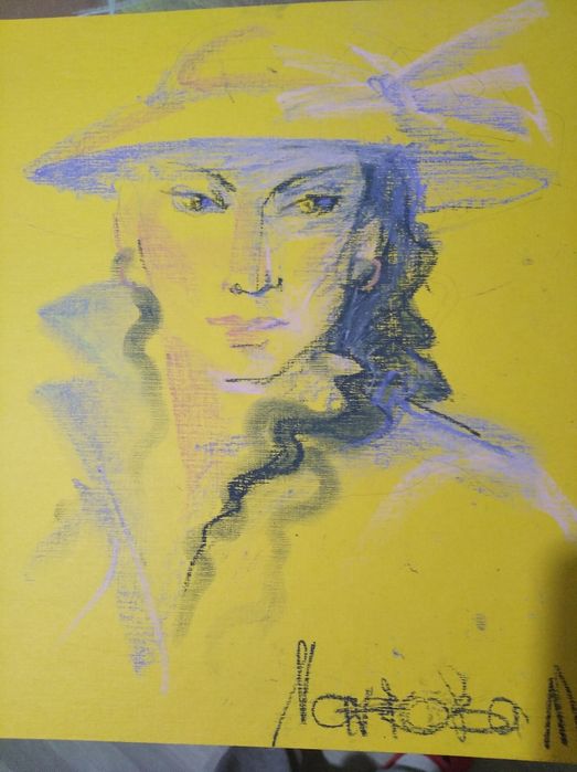 картина пастель,