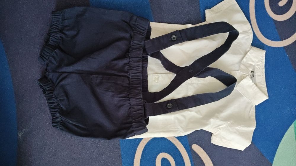 Lot compleu salopeta  mânecă scurtă mărime 62