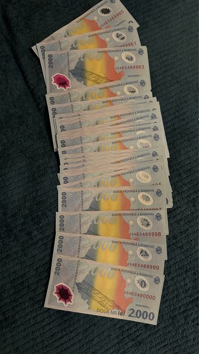 bancnota 2000 lei eclipsa