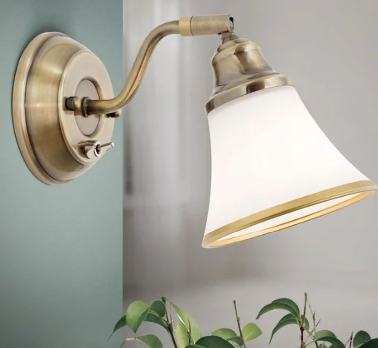 Лампа WA 2-1228/1 Patina, Винтидж стенна, 1 x E14, Рустик 2, Orion Lig