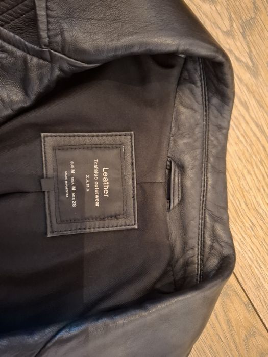 Geaca piele natural Zara M