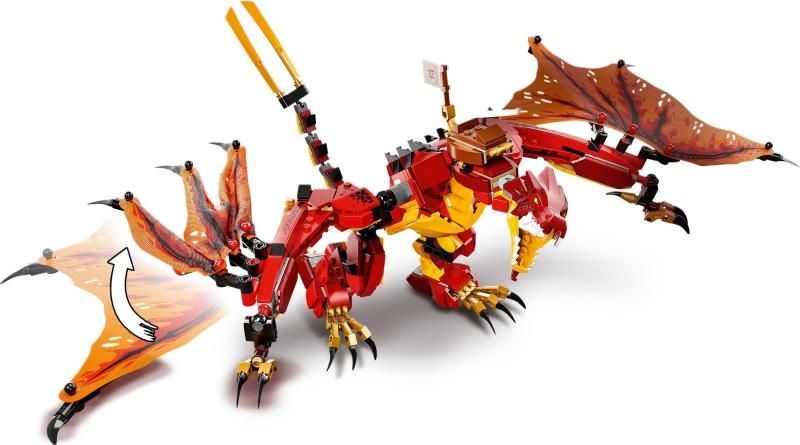LEGO Ninjago 71753 - Dragonului de Foc - set de colectie