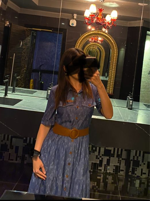 Платье джинсовая, турецкая