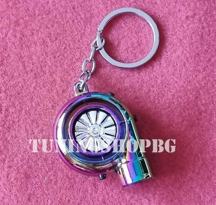 Ключодържател турбо развъртане и запалка или звук и светлина