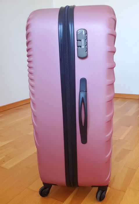 Cosmo Neon ABS Hard Luggage Trolley Bag