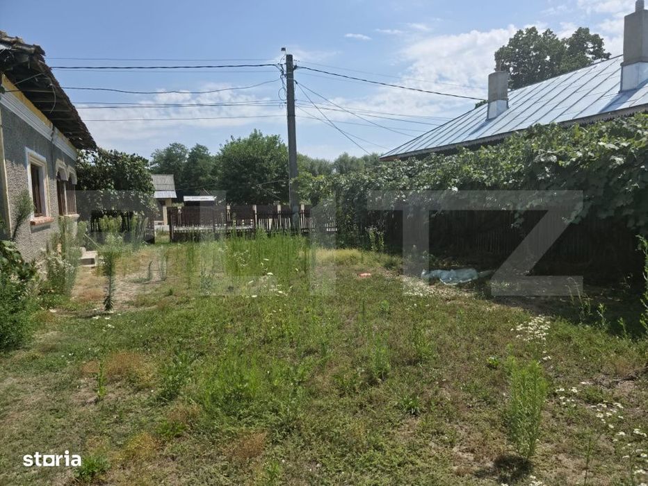 Teren 1.595 mp, constructii existente – Comuna Cobia,