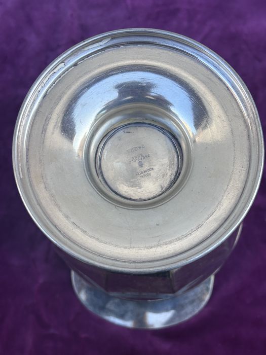 Vaza de alpca atgintata