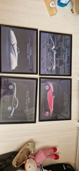 Tablouri masini(  alfa romeo 1934,cadillac 1937,jaguar cupe 1951,)