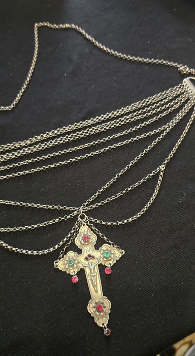 Cruce din argint anii 1800 rară