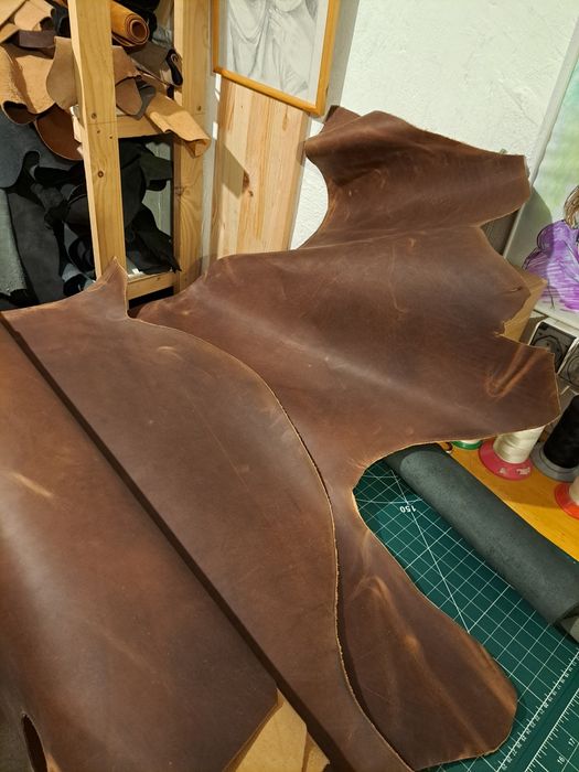 Piele tabacita, piele la metru, leather, handmade