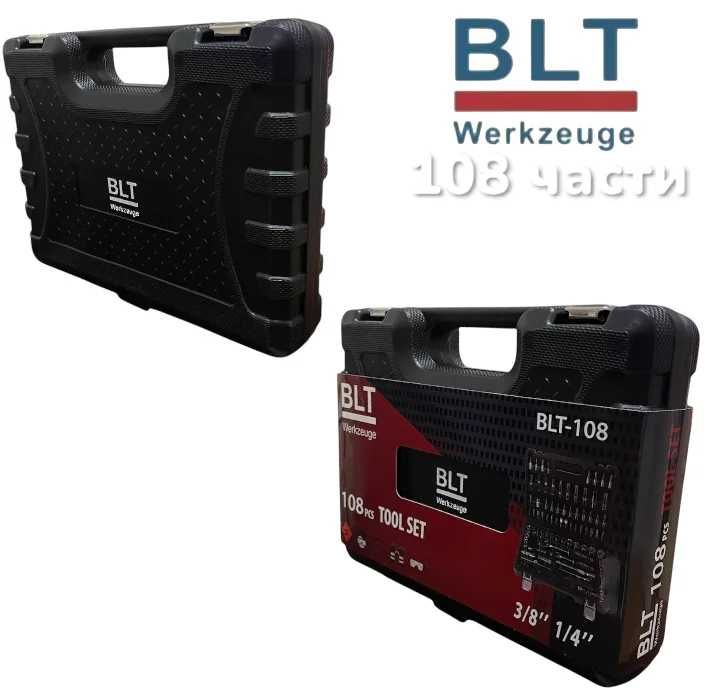 НЕМСКО Гедоре 108 Части 1/4“ & 3/8“ BLT Werkzeuge + ЛЕД ФЕНЕР