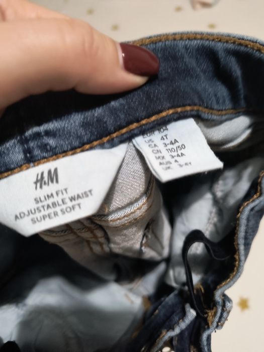Set 3 perechi de blugi băiețel H&M mărimea 104 și 110 impecabili