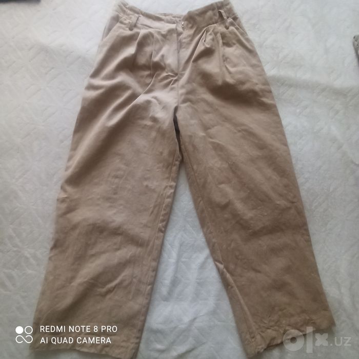 Не дорого фирменные хлопковые  брюки, состояние практически новые