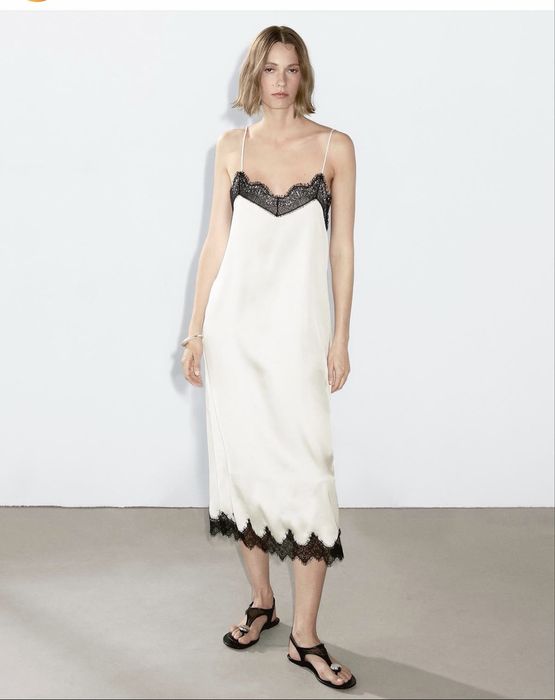 Рокля - Massimo Dutti slip dress
