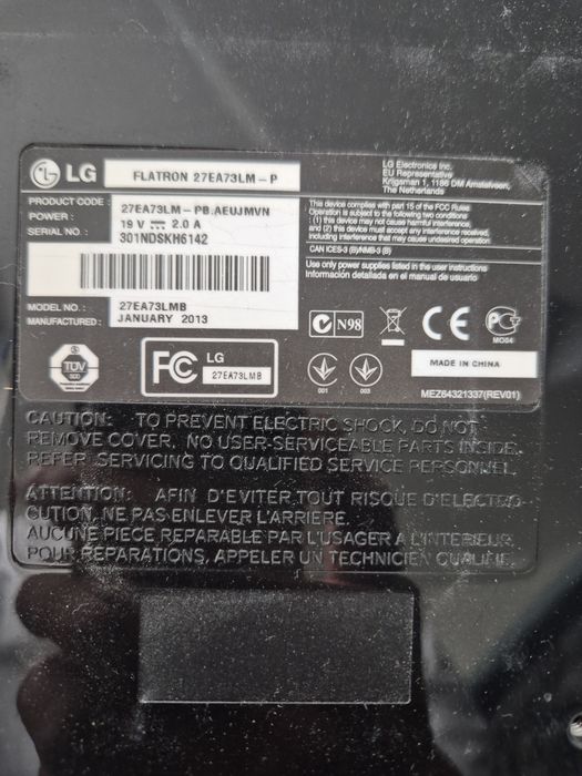 Монитор LG 27ea73