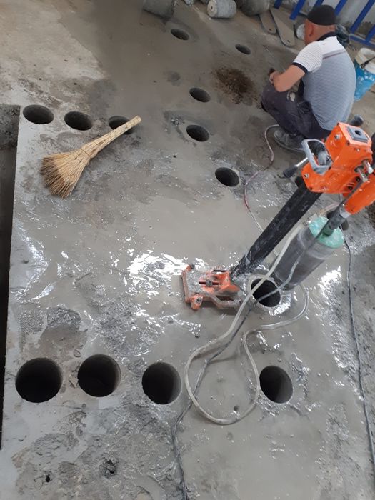 Алмазное бурение тешик очамиз сухой и водивной перефаратор хизмати