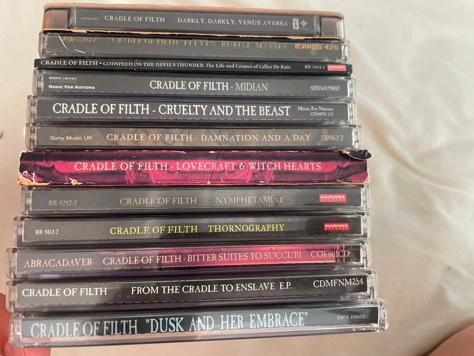 Colectie 12 cd-uri CRADLE OF FILTH