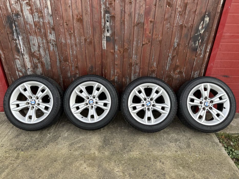 Vand jante aliaj originale BMW 5x120+anvelope IARNA 225.50.R17