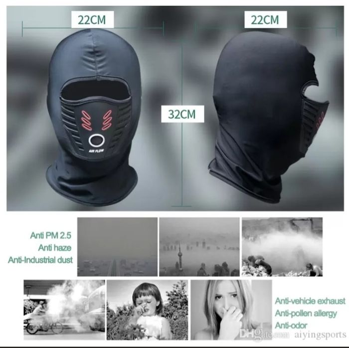 Masca cagula termica schi ski schi moto bicicleta atv widnproof fleece