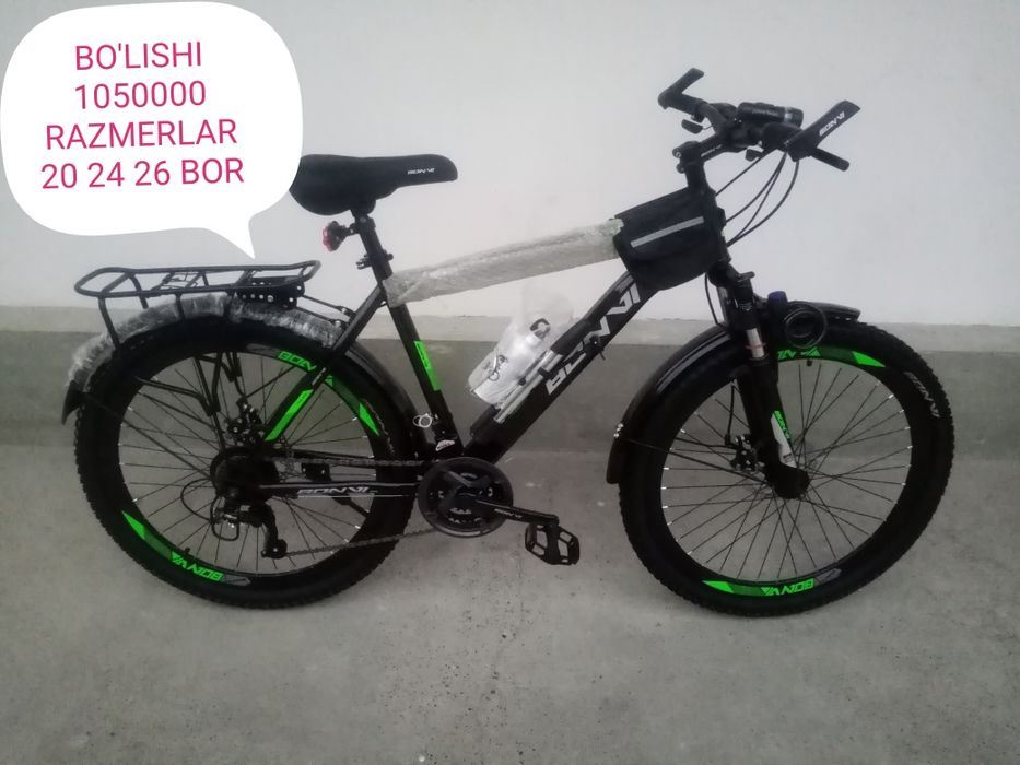 Velosiped yangi pachka razmeri bor telefon