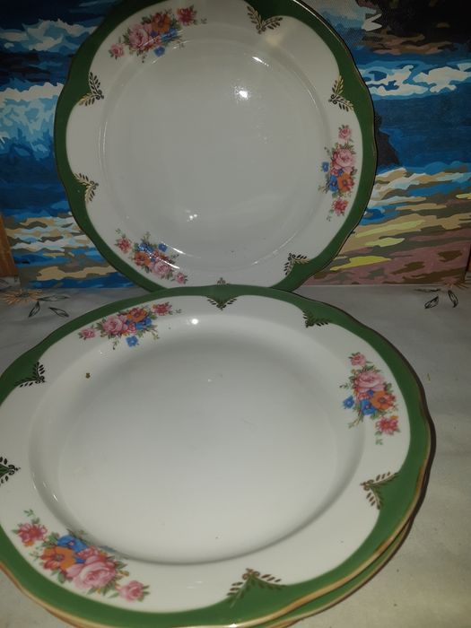 Тарелки  кобальт новые