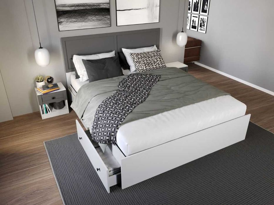 Set Mobila Dormitor Grafit C03 - Transport Gratuit in 4-10 zile