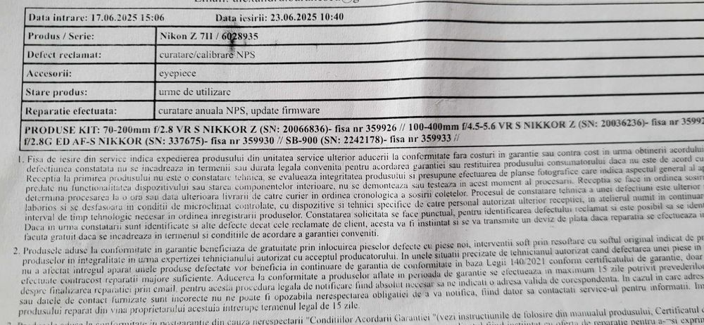 Nikon Z7 ii body + smallrig + card xqd 64gb card reader .