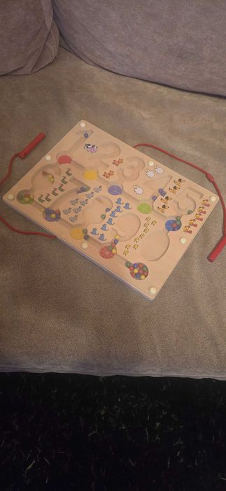 Детска обучителна дървена игра