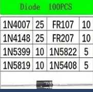зип набор-диоды-конденсаторы-транзисторы-резисторы-светодиоды.новое
