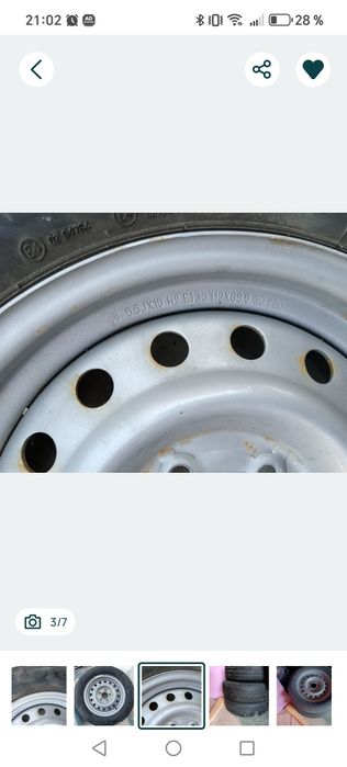 195 65 15 Roti complecte rulota trailer si platforme 195 65 15