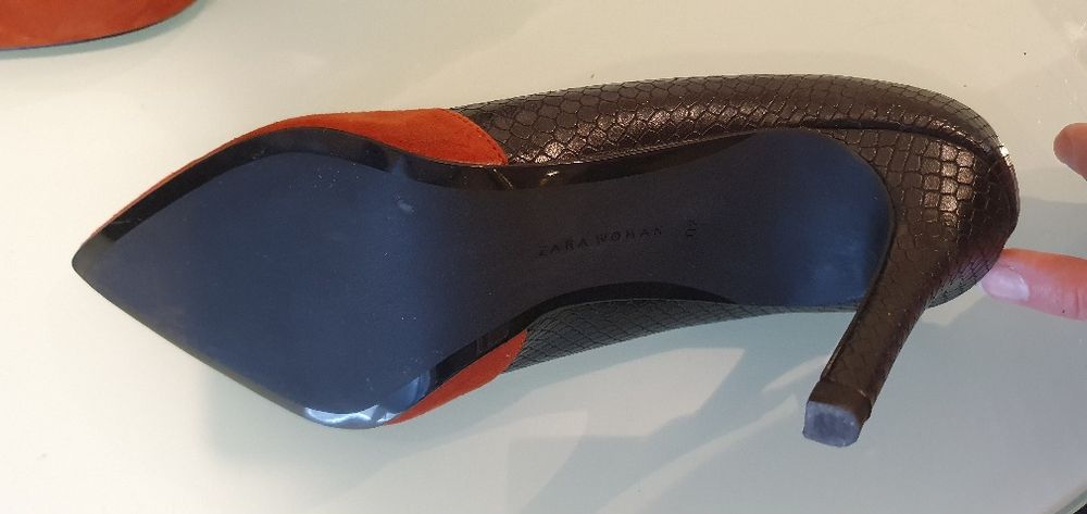 Pantofi Zara din piele