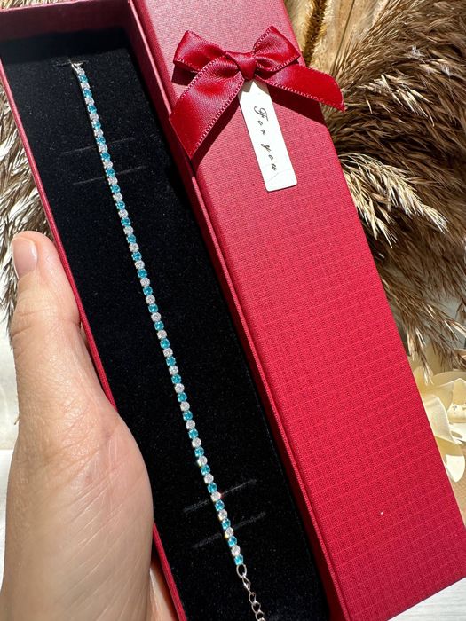 Серебряный красивый браслетик. Серебро 925 Доставка. Упаковка в бонус