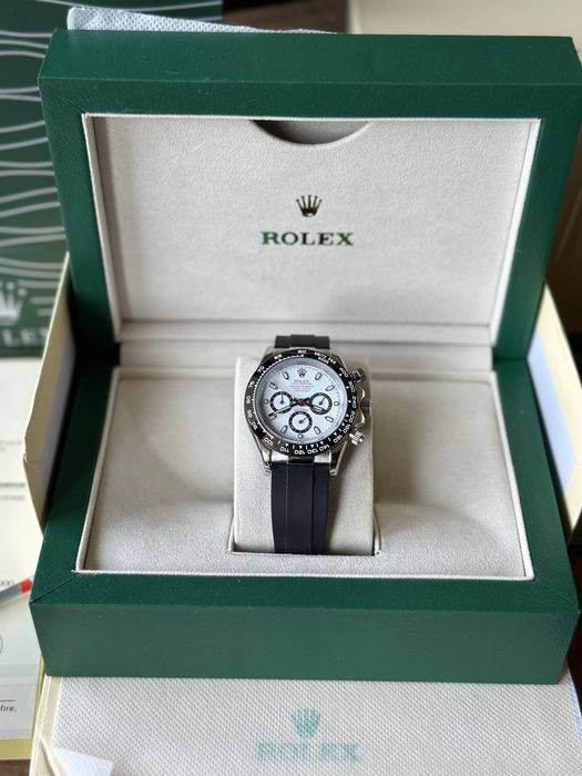 Rolex Daytona Cosmograph “Panda” Rubber Strap 40mm