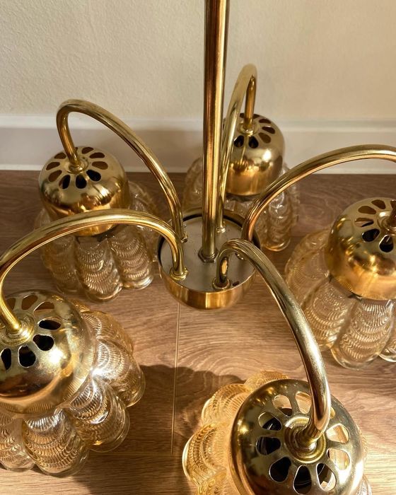 Редкая Люстра Veb Narva винтаж