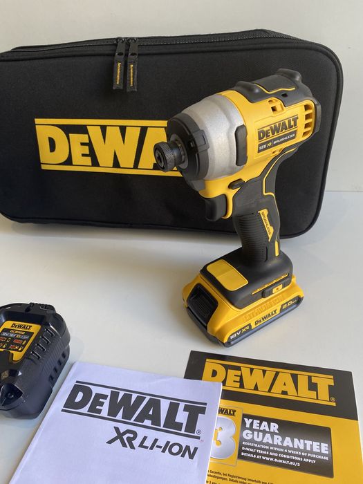 Импакт / Винтоверт DeWALT DCF809 18V XR + Батерия , Зарядно и Чанта