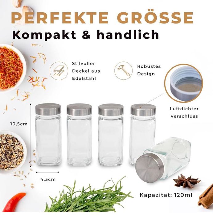 Бурканчета за подправки 25 части/ 120мл.