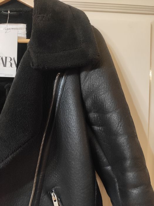 Дублёнка косуха оригинал Zara женская