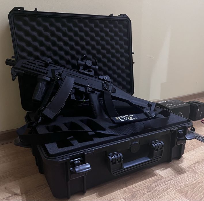 ASG Scorpion EVO 3A1 Ultimate Boost aeg (electric) pachet complet