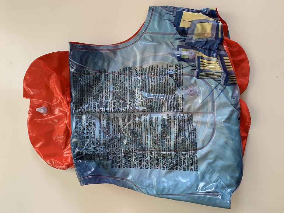 Vestă de inot copii, gonflabilă, Bestway model Marvel Spider Man