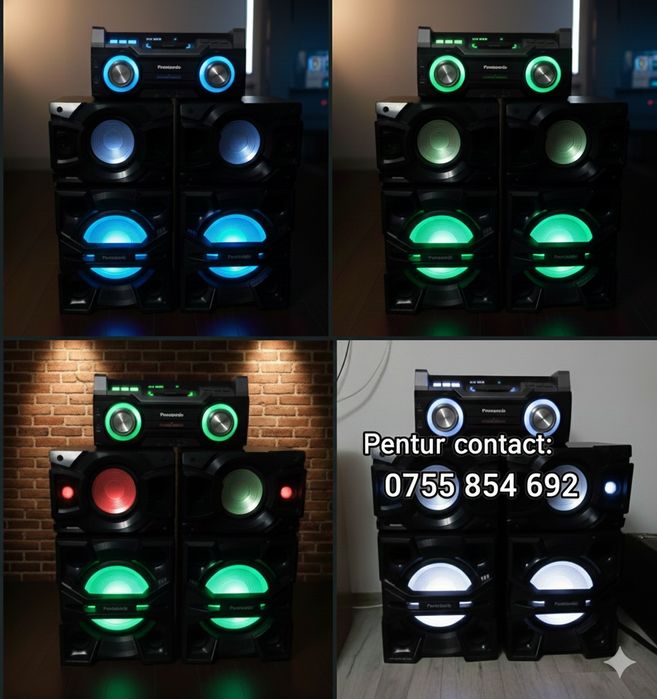 Panasonic SC-MAX4000 – 2400W RMS | Bas care se simte, nu doar se aude