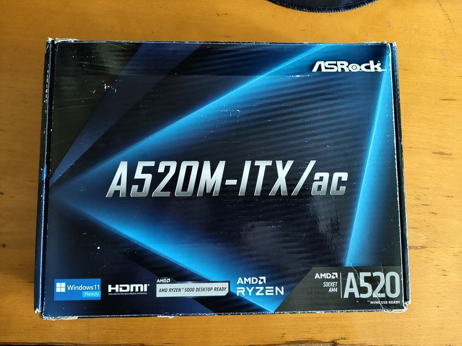 Продается комплект, Ryzen 5 5600g,  Asrock a520m-itx, память dd4 16gb