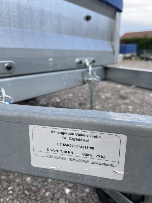 Remorca  750kg  STEDELE  NOUA!
