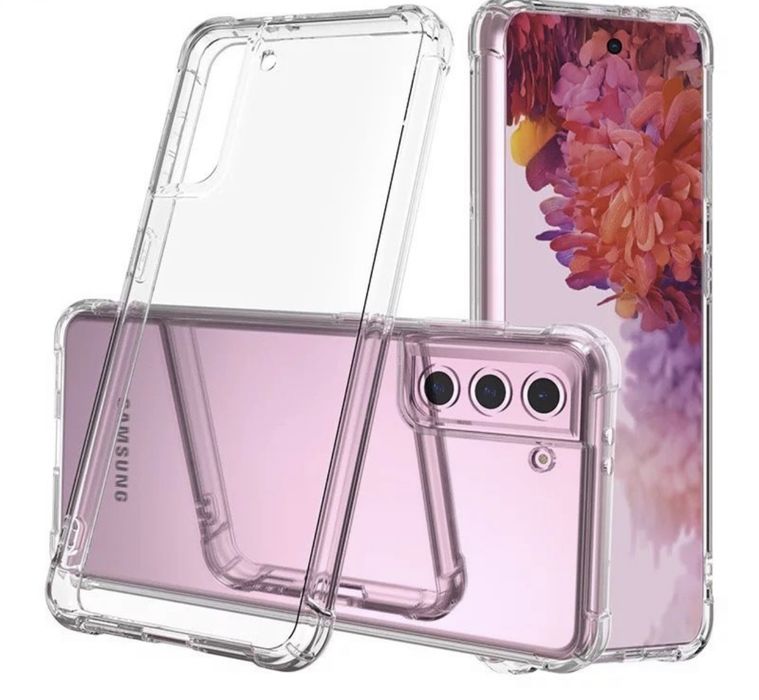 Husa Silicon Samsung S20 S21 Plus S22 Ultra Clear Colturi Anti Soc