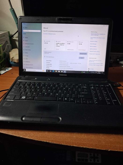 Laptop Toshiba C660-1C9