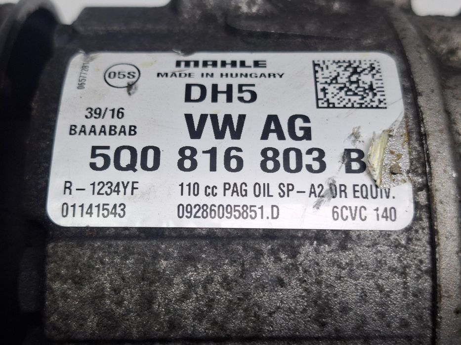 Compresor Ac Volkswagen Caddy Iv Estate Sab, Saj 2015 - >2.0 Tdi
